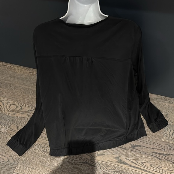 Next bumper style zipper long sleeve top Sz L - Picture 9 of 9